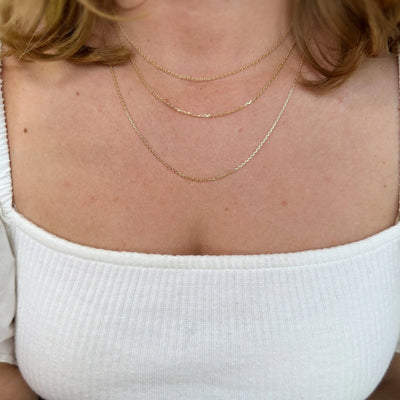 0.9mm Link Chain GoldFi