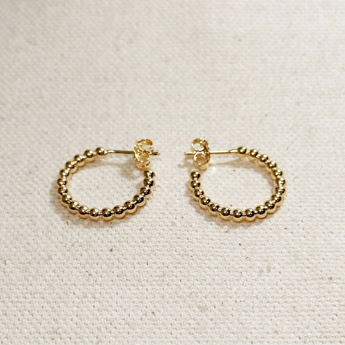 Beaded C - Hoop - Beloved Boutique