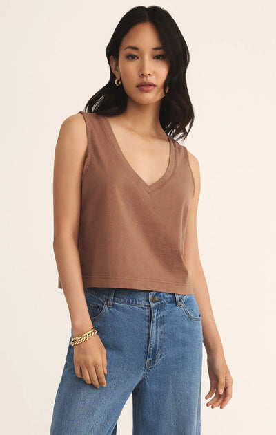 Sloane V-Neck Top Z Supply