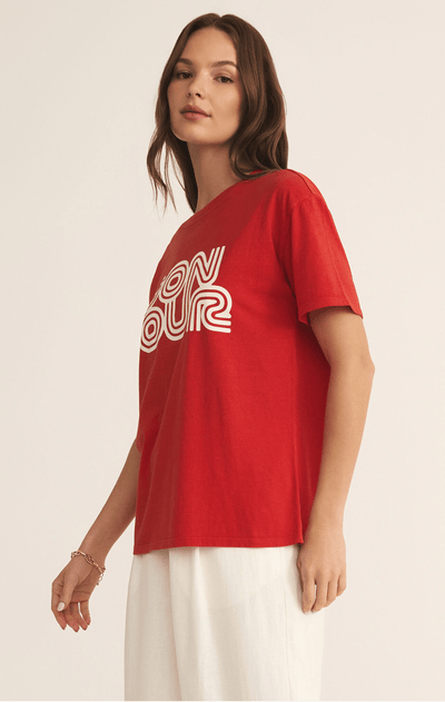Bonjour Boyfriend Tee - Beloved Boutique