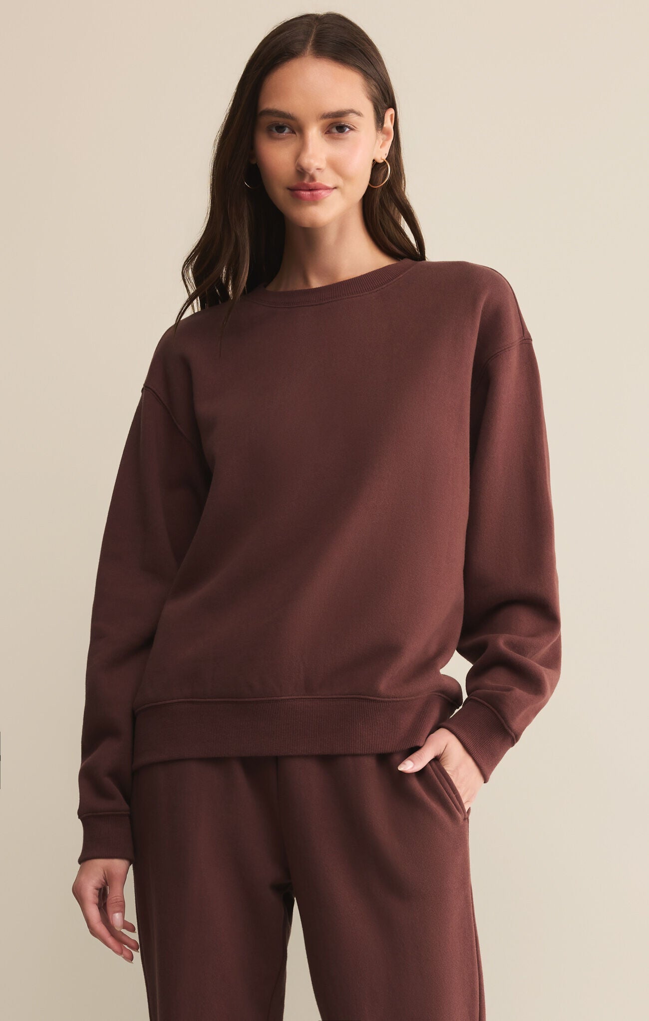Boyfriend Cotton Sweatshirt - Beloved Boutique