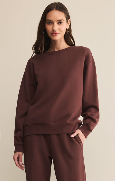 Boyfriend Cotton Sweatshirt - Beloved Boutique