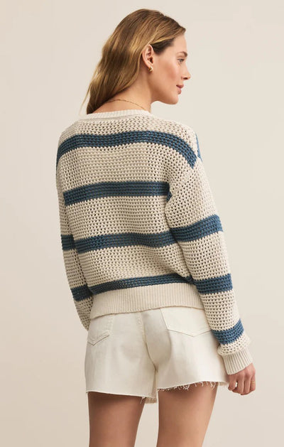 Broadbeach Striped Sweater - Beloved Boutique