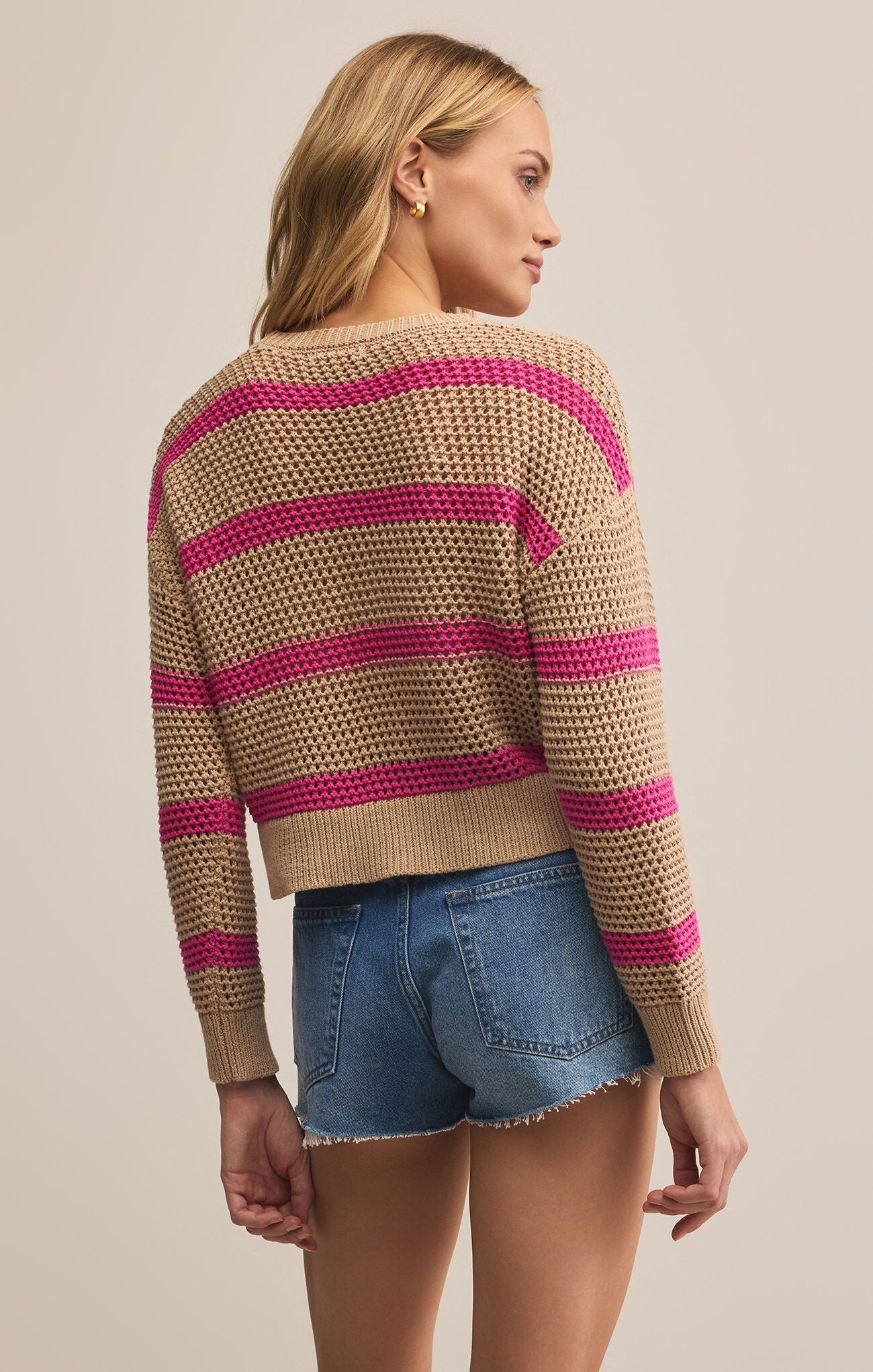 Broadbeach Striped Sweater - Beloved Boutique