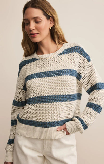 Broadbeach Striped Sweater - Beloved Boutique