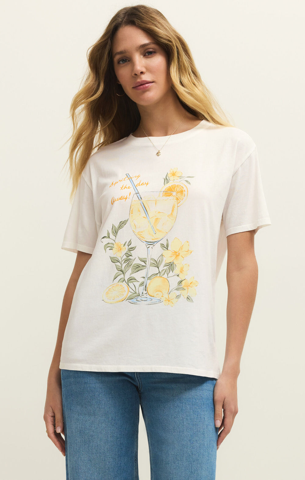 Spritz Boyfriend Tee - Beloved Boutique 