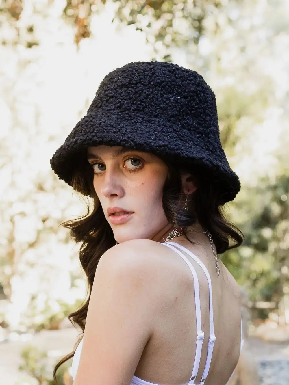 Suede Combo Reversible Bucket Hat