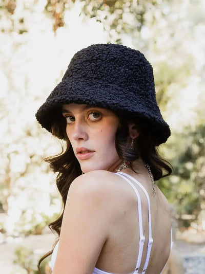 Suede Combo Reversible Bucket Hat