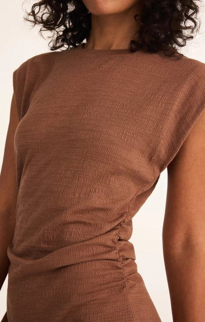 Camino Textured Mini Dress - Beloved Boutique