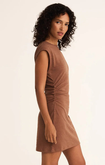 Camino Textured Mini Dress - Beloved Boutique