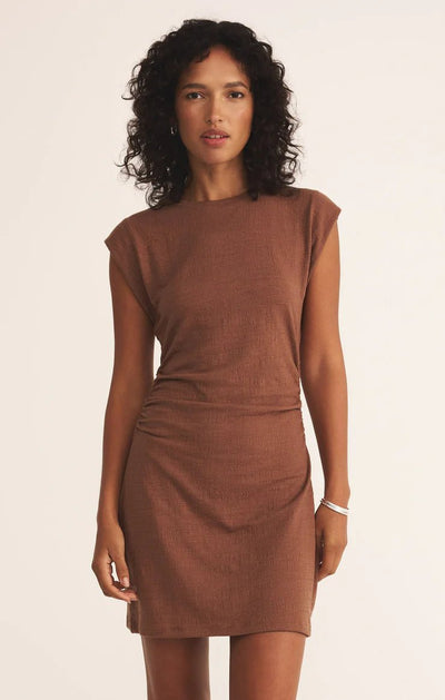 Camino Textured Mini Dress - Beloved Boutique