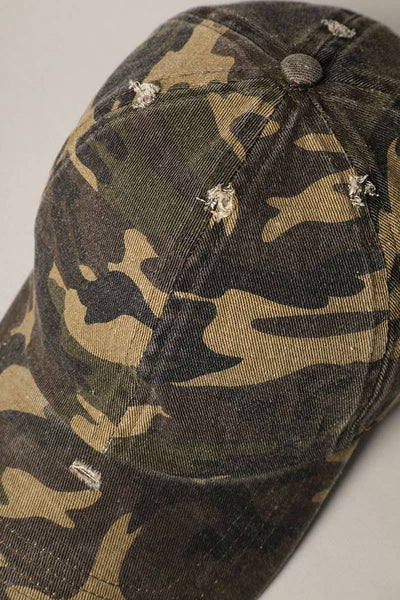 Camouflage Baseball Hat - Beloved Boutique