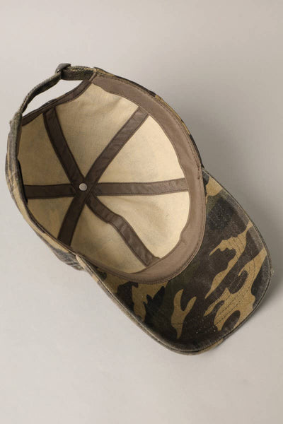 Camouflage Baseball Hat - Beloved Boutique