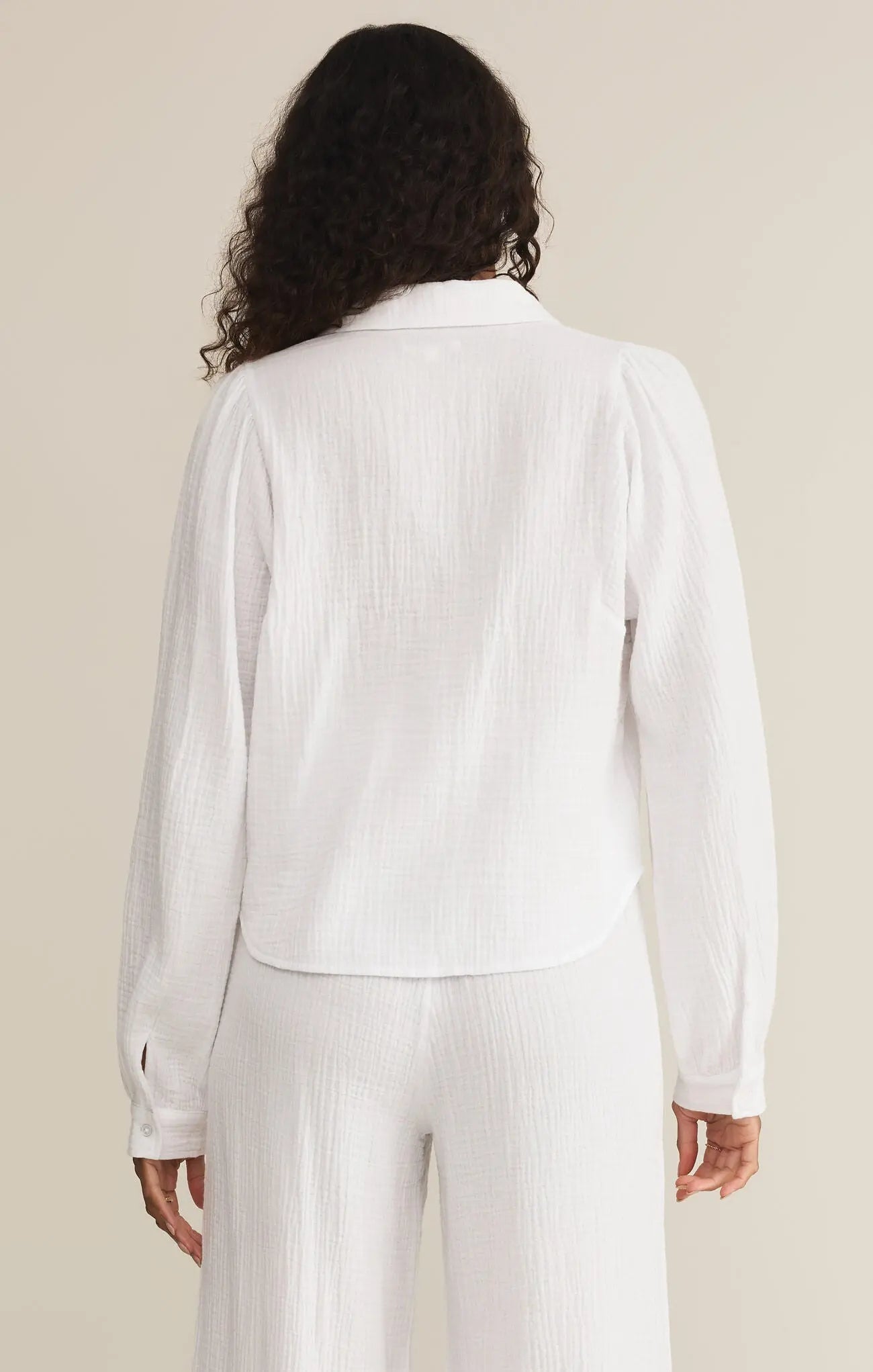 Campo Button Up Gauze Top - Beloved Boutique