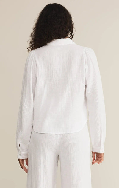 Campo Button Up Gauze Top - Beloved Boutique
