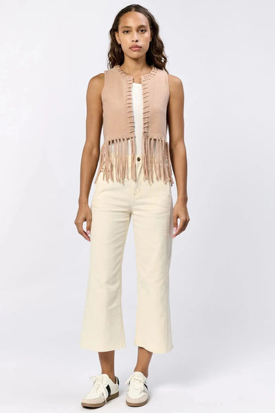 Cheyenne Knit Tassel Vest - Beloved Boutique