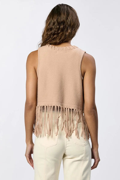 Cheyenne Knit Tassel Vest - Beloved Boutique