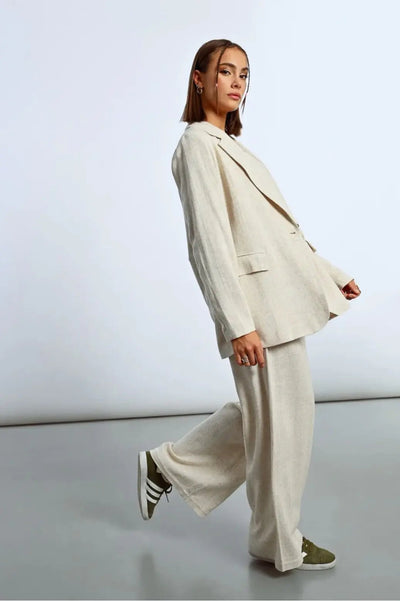 Coastal Linen Blazer - Beloved Boutique