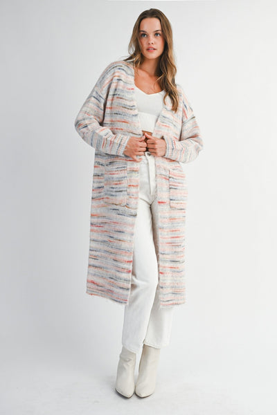 Coastal Winter Long Cardigan - Beloved Boutique