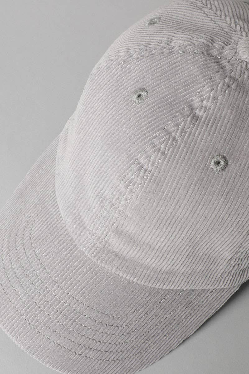 Corduroy Baseball Hat - Beloved Boutique