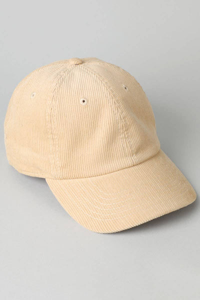 Corduroy Baseball Hat - Beloved Boutique