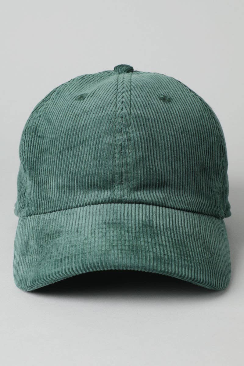 Corduroy Baseball Hat - Beloved Boutique