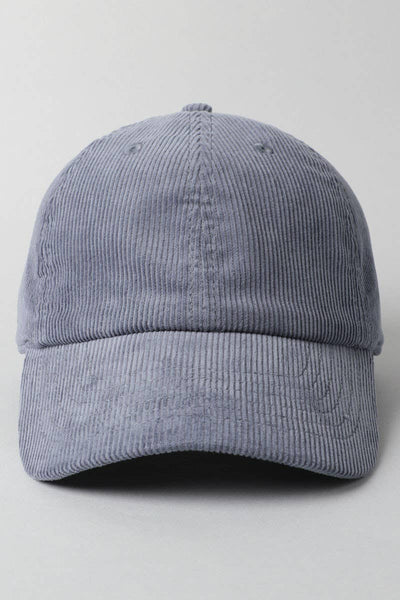 Corduroy Baseball Hat - Beloved Boutique