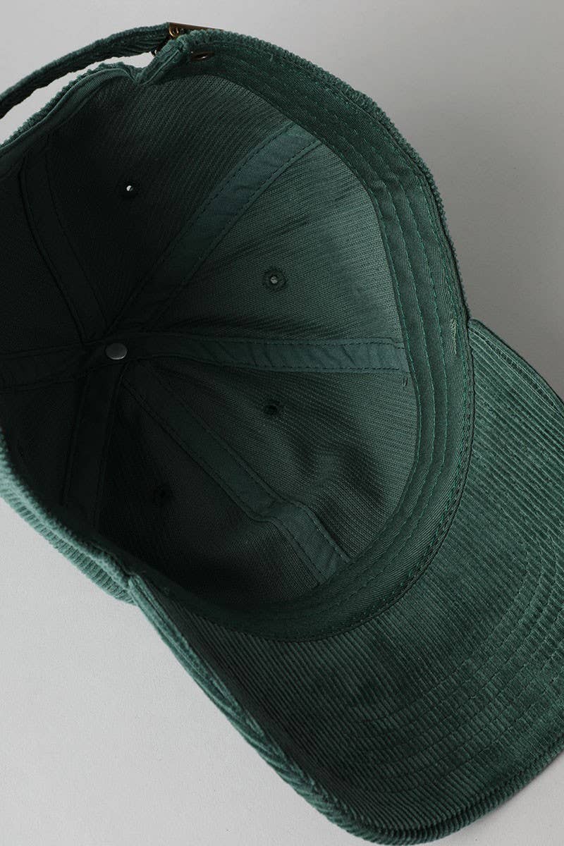 Corduroy Baseball Hat - Beloved Boutique