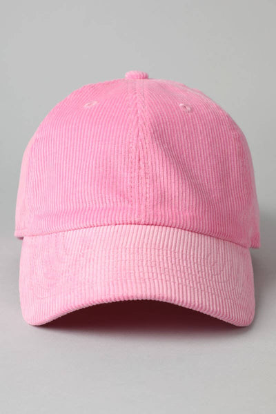 Corduroy Baseball Hat - Beloved Boutique