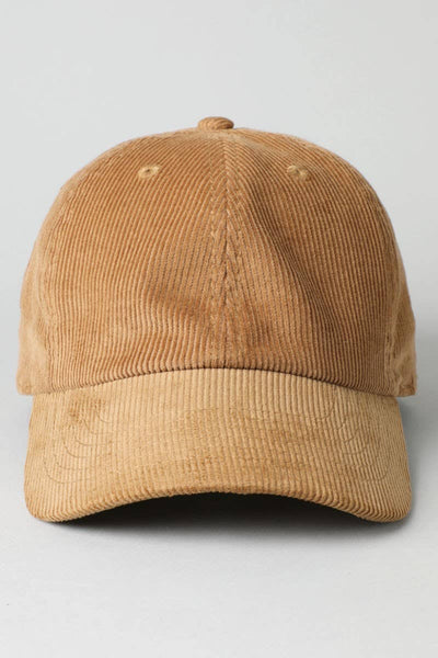 Corduroy Baseball Hat - Beloved Boutique