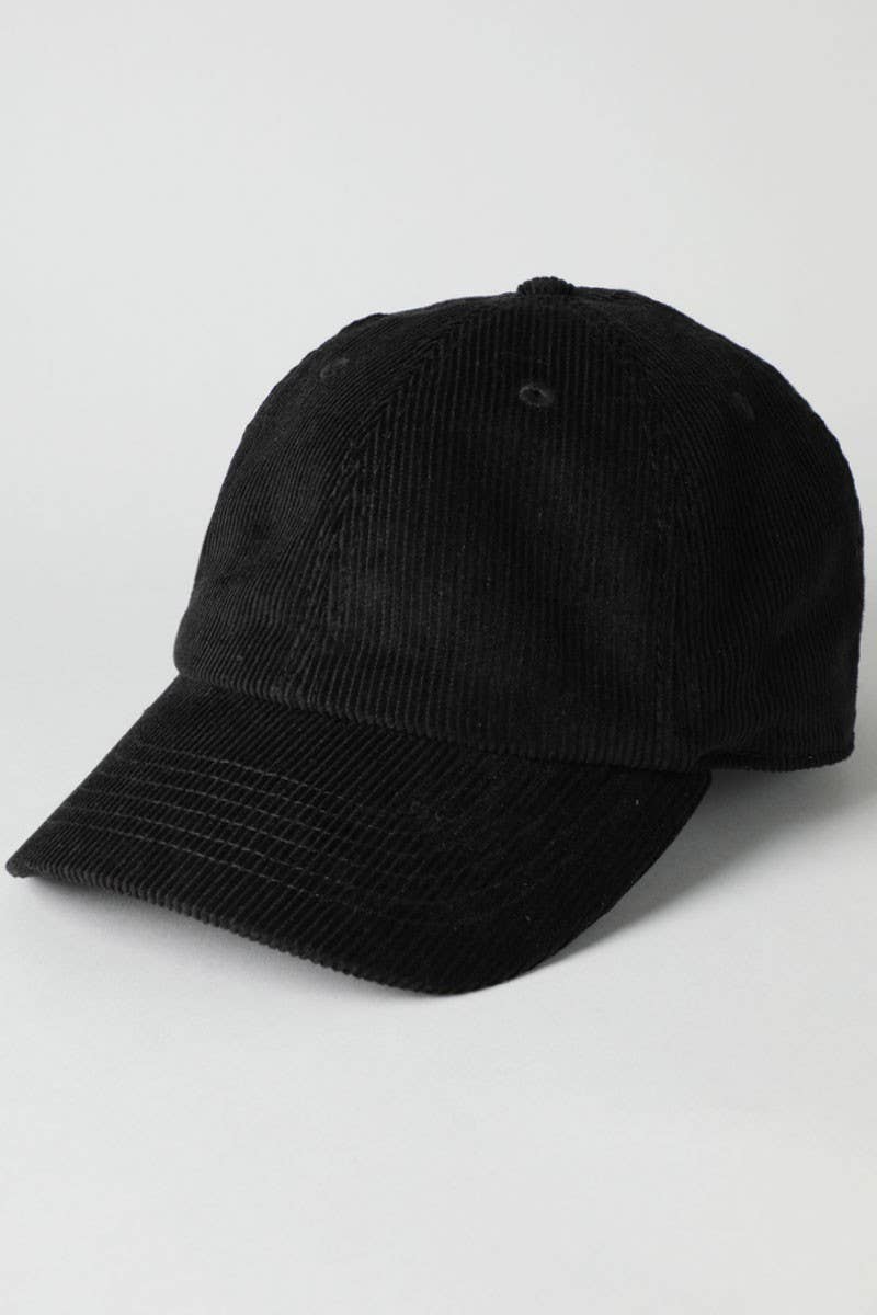 Corduroy Baseball Hat - Beloved Boutique