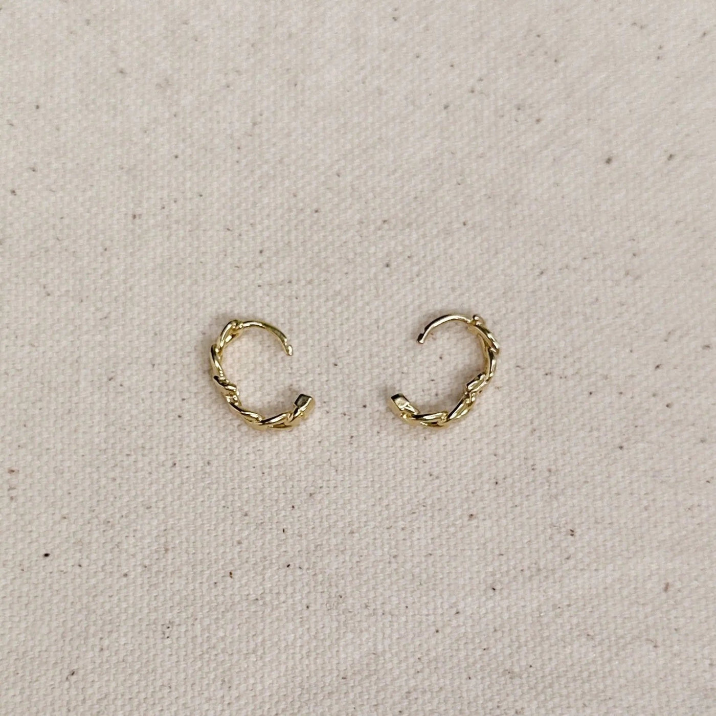 Cuban Clicker Hoop Earrings - Beloved Boutique