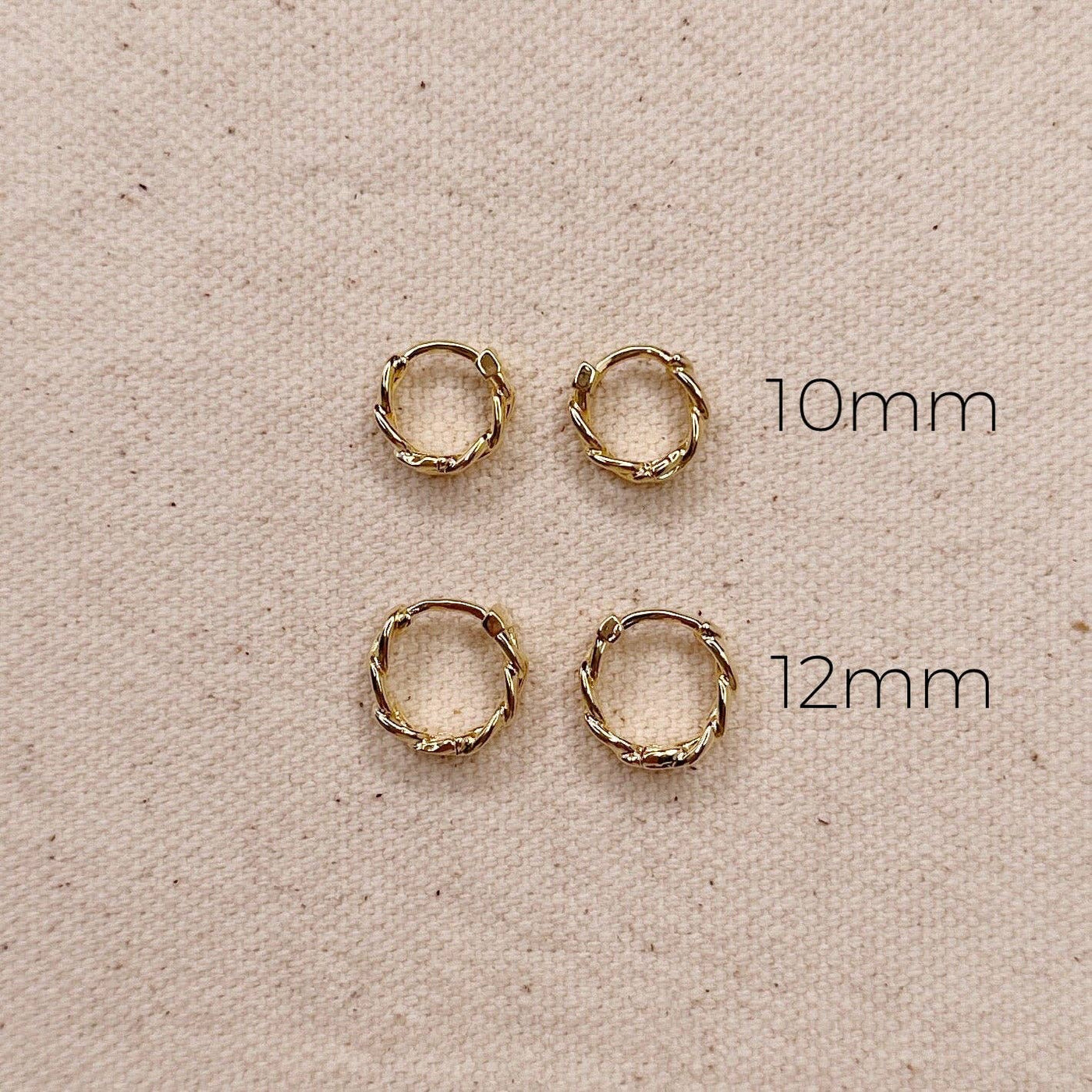 Cuban Clicker Hoop Earrings - Beloved Boutique