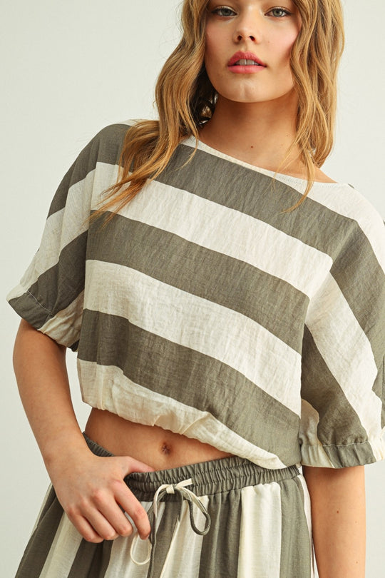 Callie Striped Top