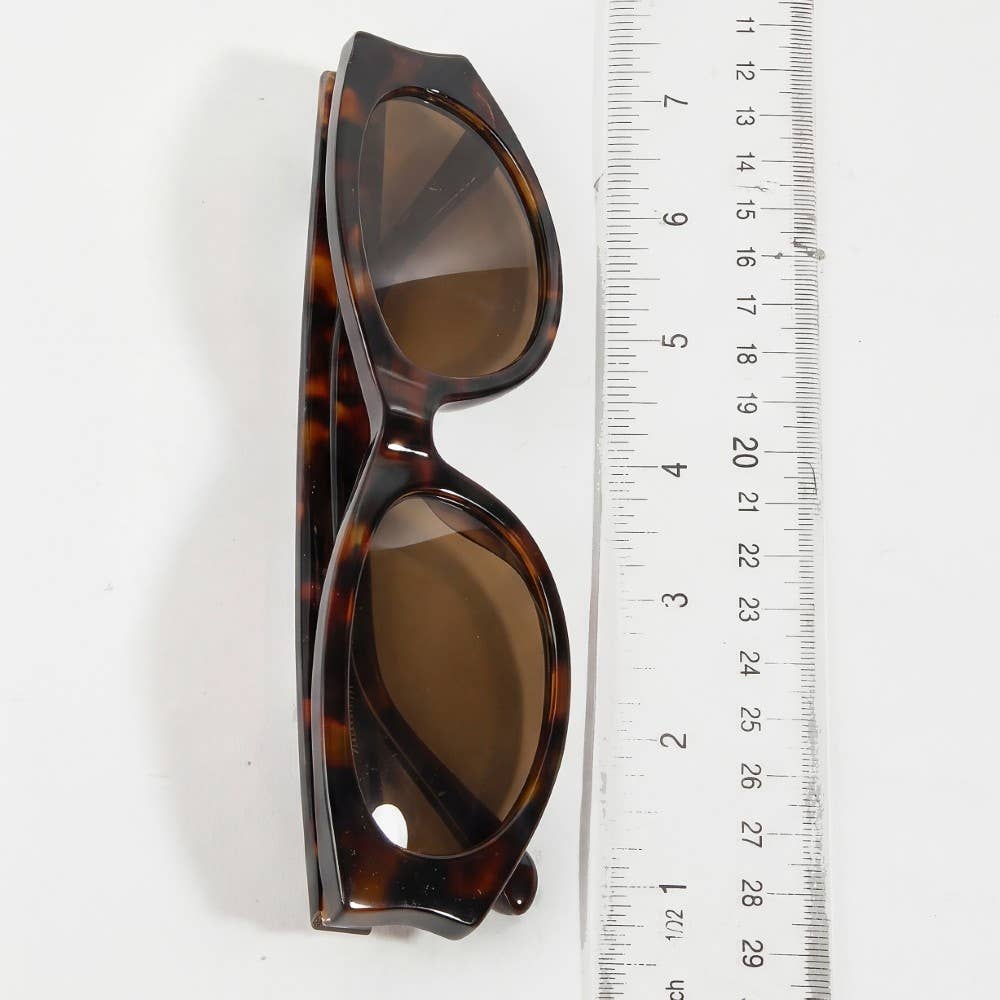 Slim Oval Rectangle Retro Frame Sunglasses - Beloved Boutique 