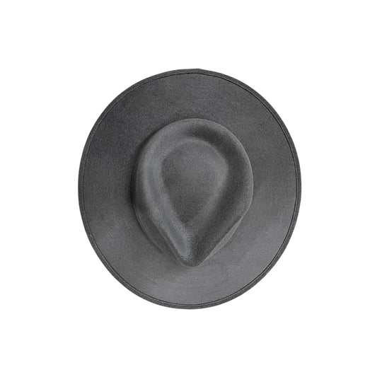 Vegan Suede Tear Drop Hat
