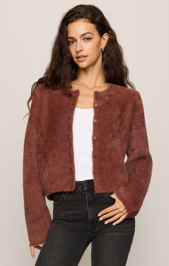 Winterglow Fluffy Cardigan