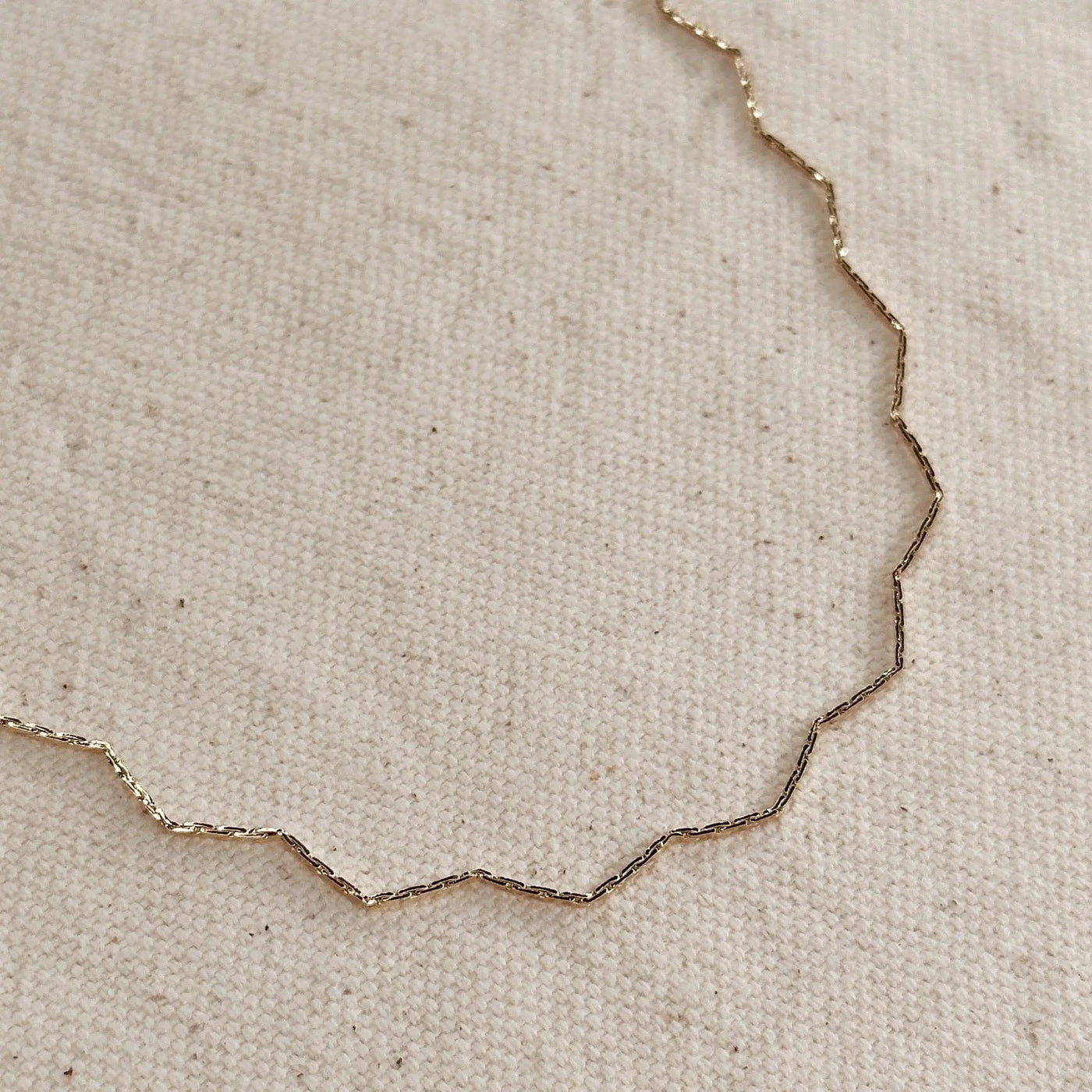 Zig Zag Choker GoldFi