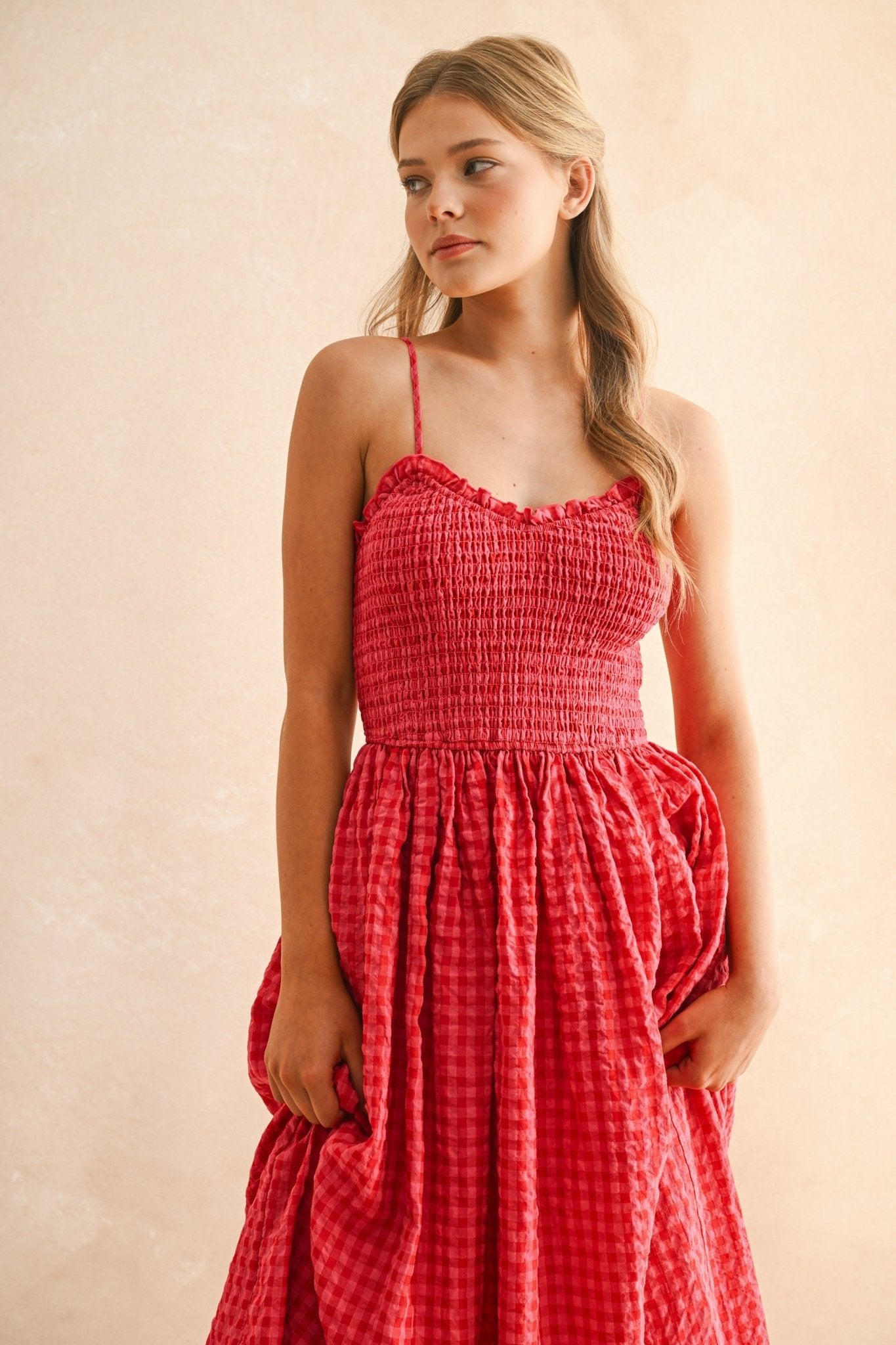 Dolly Gingham Dress - Beloved Boutique