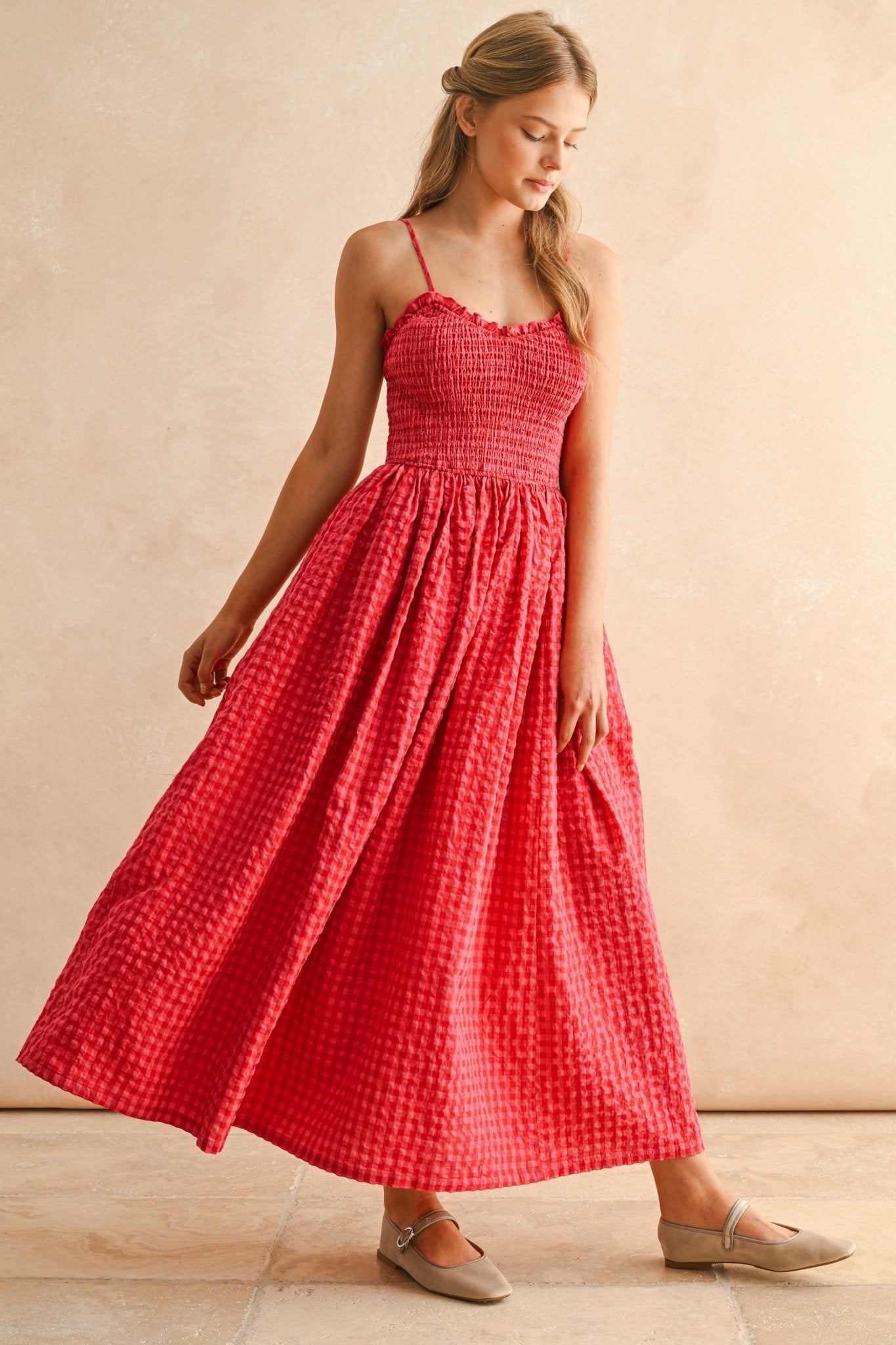 Dolly Gingham Dress - Beloved Boutique