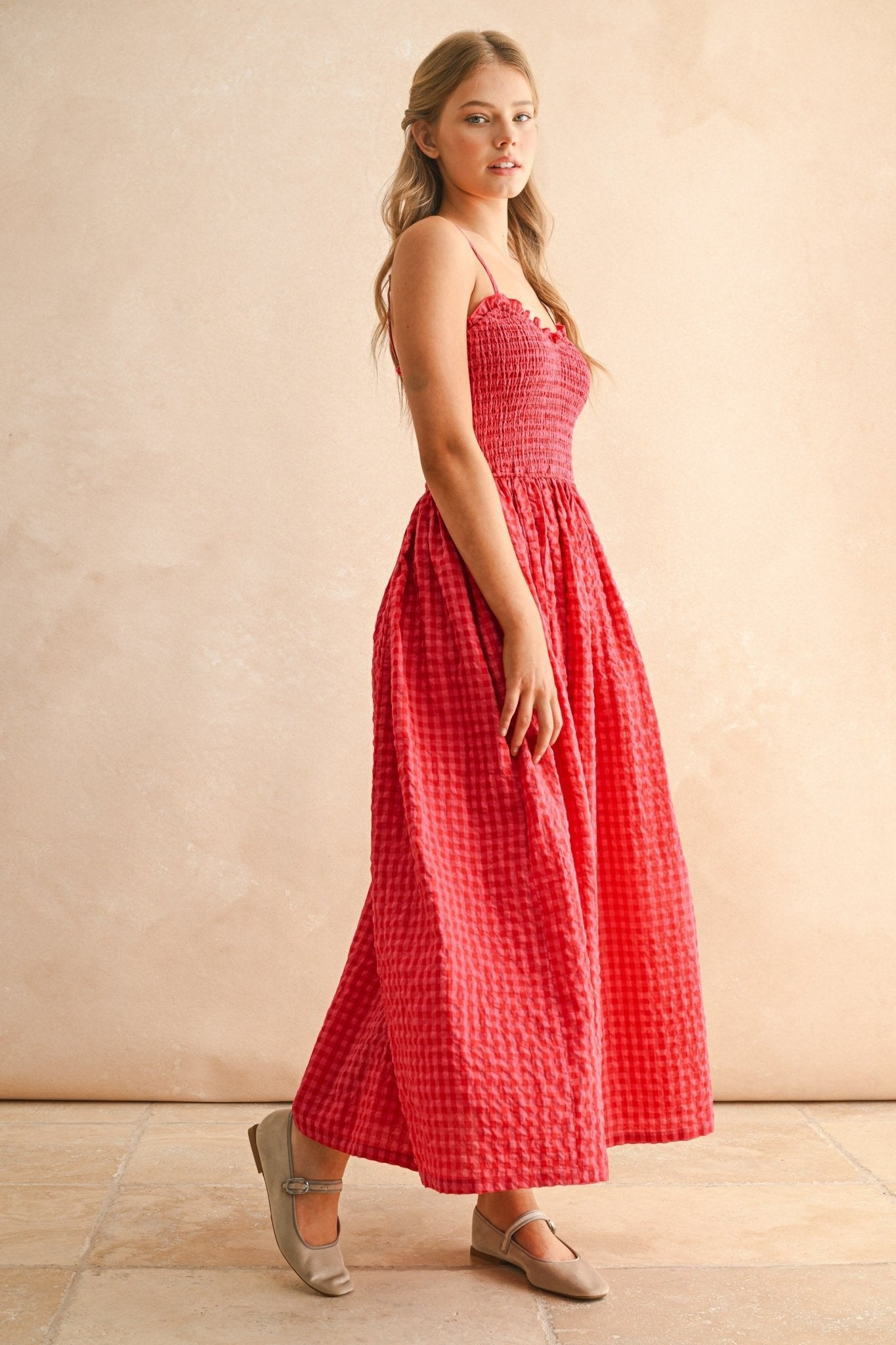 Dolly Gingham Dress - Beloved Boutique
