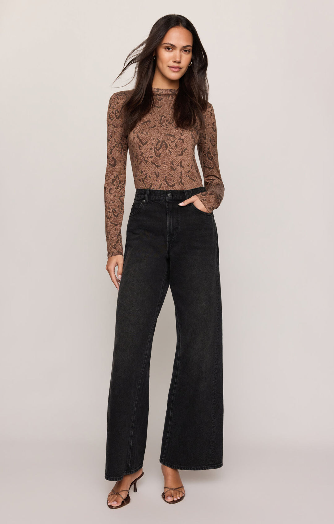 Onyx Snake Top