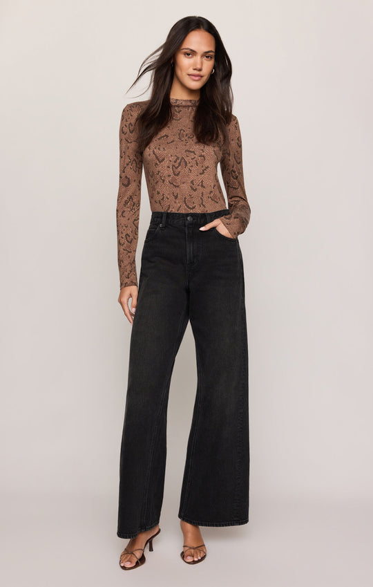 Onyx Snake Top