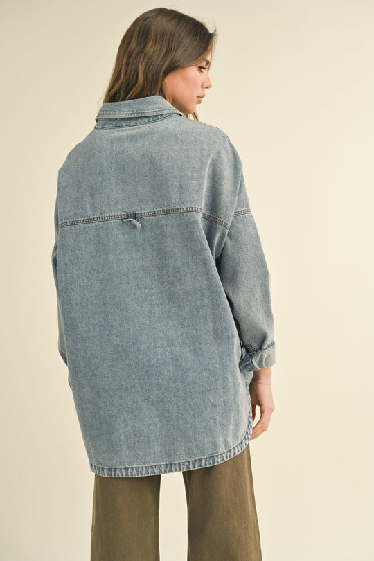 Warrant Denim Jacket - Beloved Boutique 
