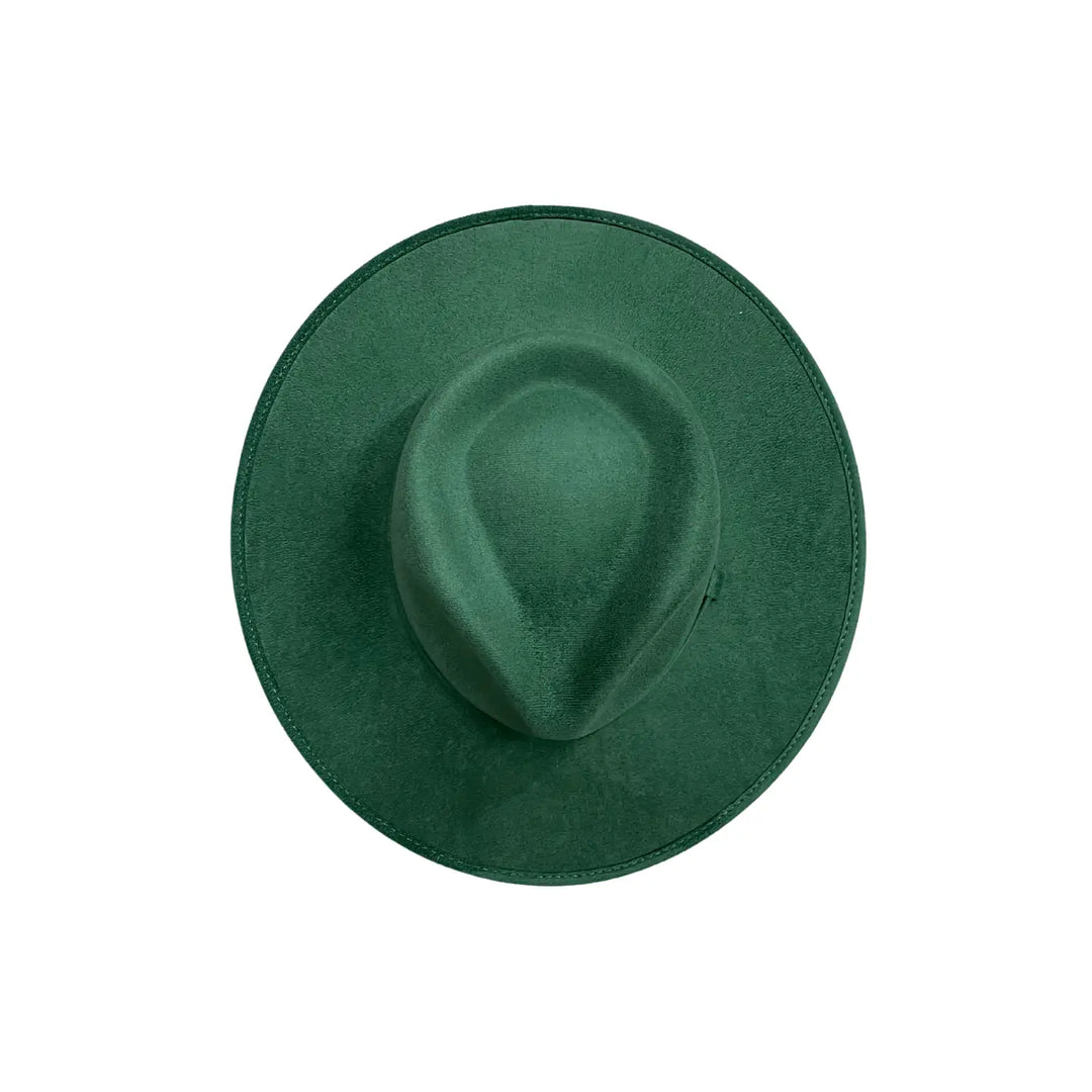 Vegan Suede Tear Drop Hat