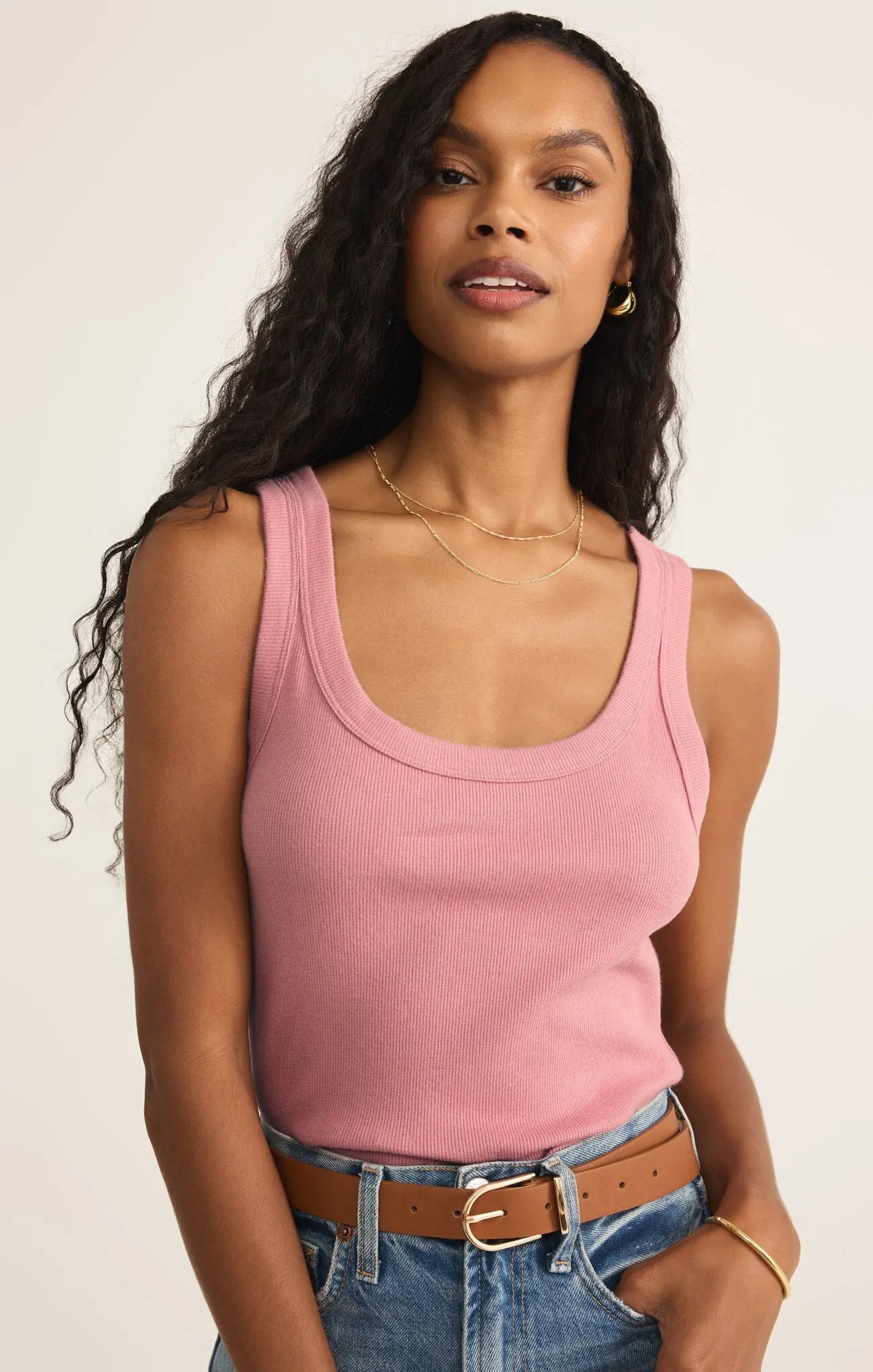 Elin Rib Tank - Beloved Boutique