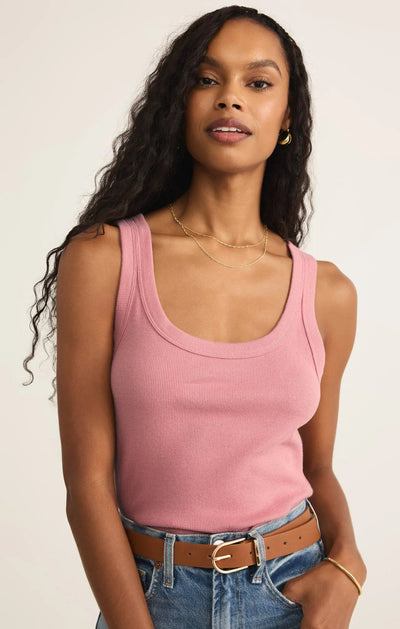 Elin Rib Tank - Beloved Boutique