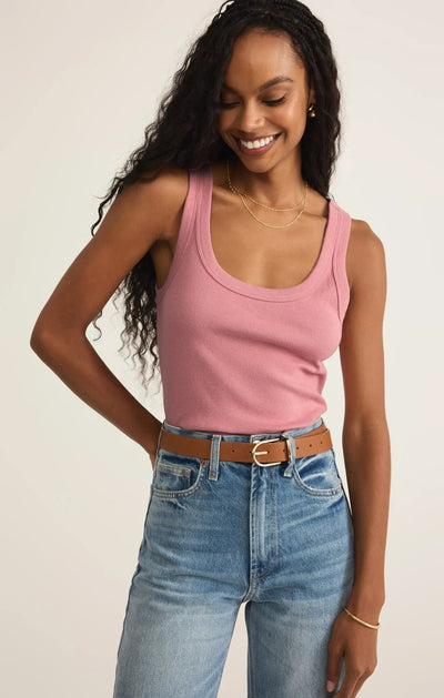 Elin Rib Tank - Beloved Boutique