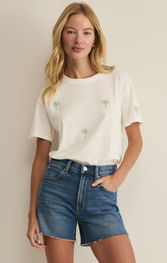 Palms Boyfriend Tee - Beloved Boutique 