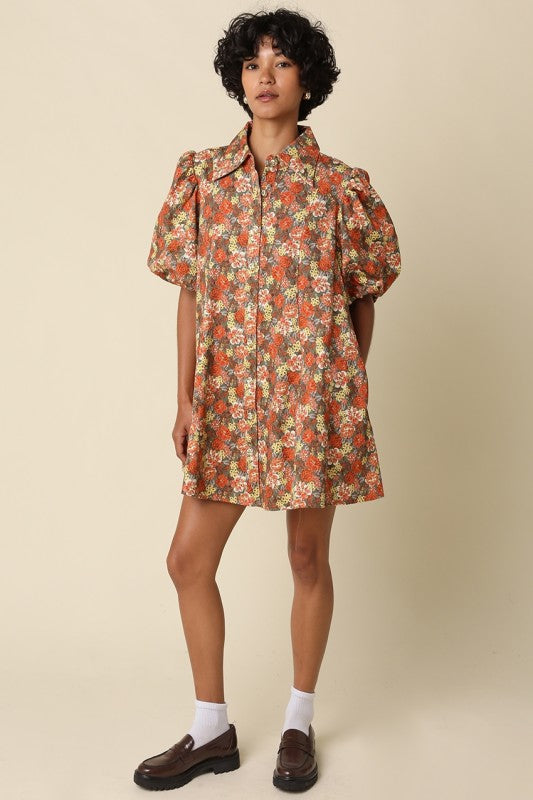 Lara Floral Mini Dress